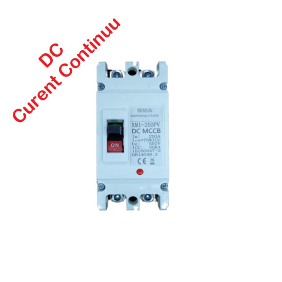 Intrerupator automat tip USOL MCCB 2P 250A Curent Continuu 550V