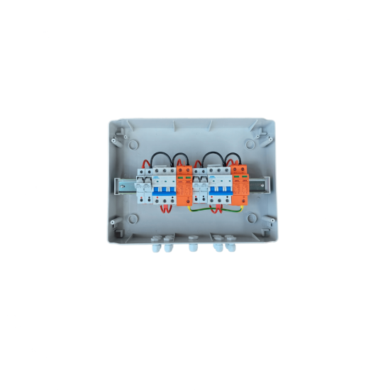 Tablou Sigurante Protectie Panouri Fotovoltaice 2 Stringuri 0-750V MC4-HA18